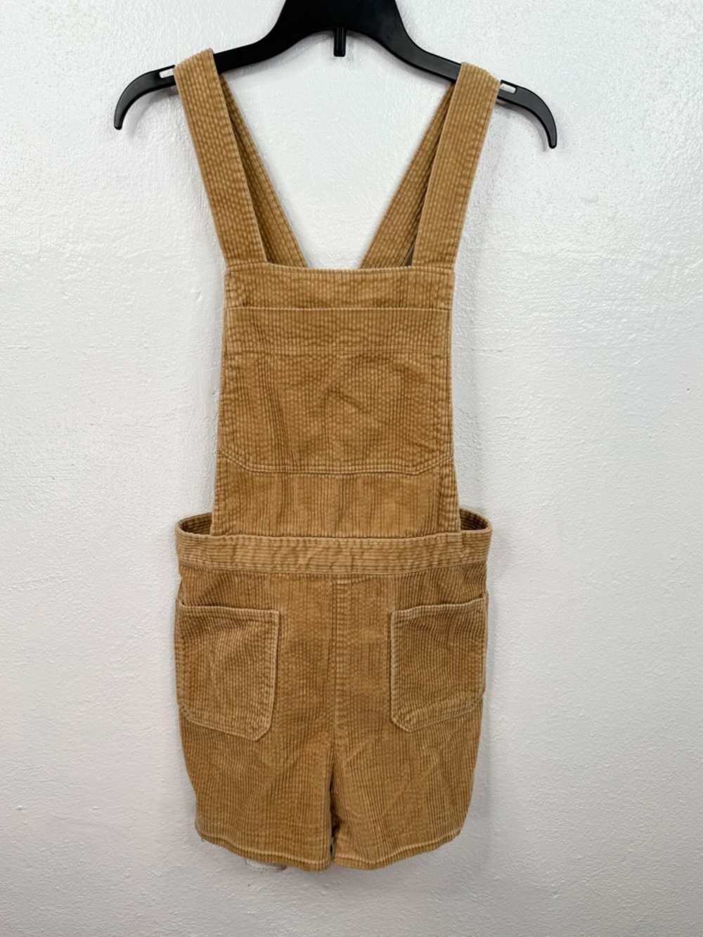 Vintage Lady Wrangler Sportswear Shortalls Size M Brown Corduroy Bib